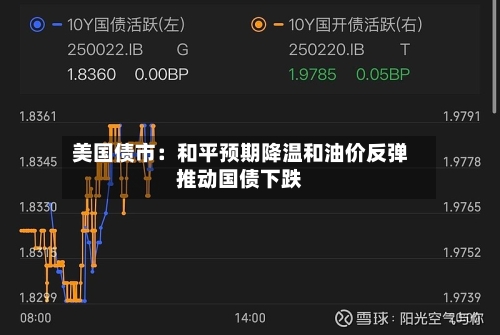 美国债市：和平预期降温和油价反弹推动国债下跌