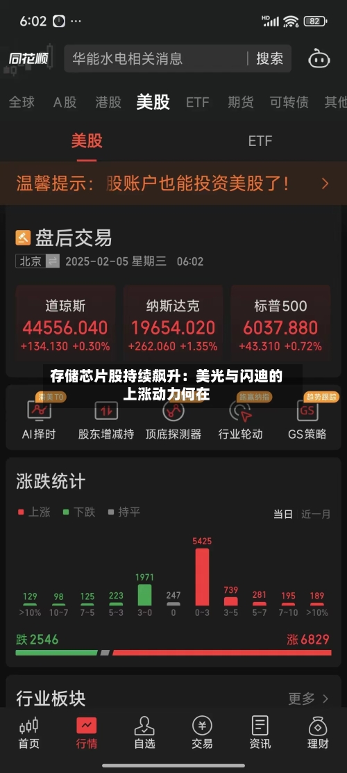 存储芯片股持续飙升：美光与闪迪的上涨动力何在