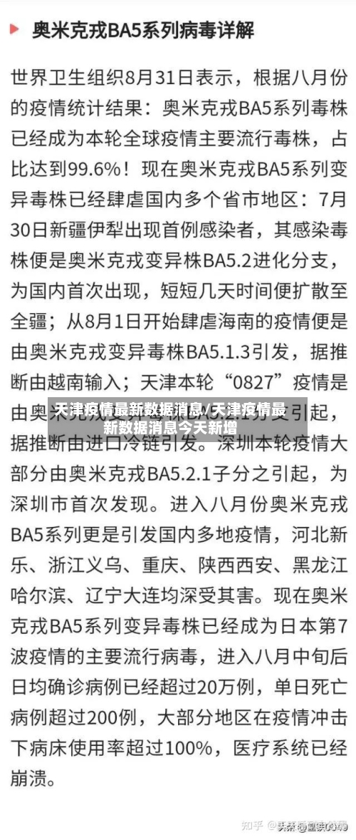 天津疫情最新数据消息/天津疫情最新数据消息今天新增
