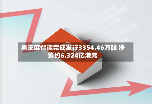 黑芝麻智能完成发行3354.46万股 净筹约6.324亿港元