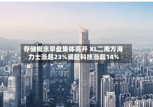 存储概念早盘集体高开 XL二南方海力士涨超23%澜起科技涨超14%