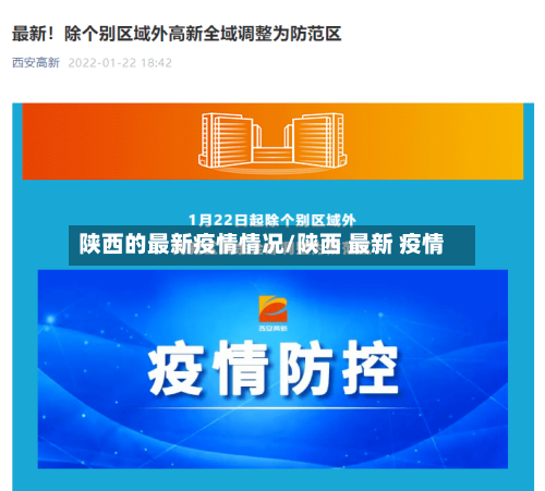 陕西的最新疫情情况/陕西 最新 疫情