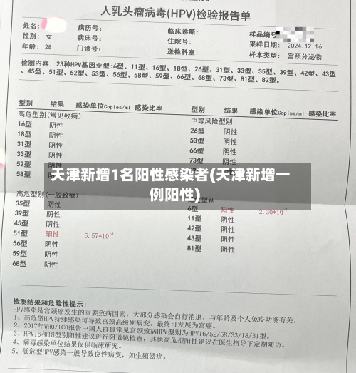 天津新增1名阳性感染者(天津新增一例阳性)