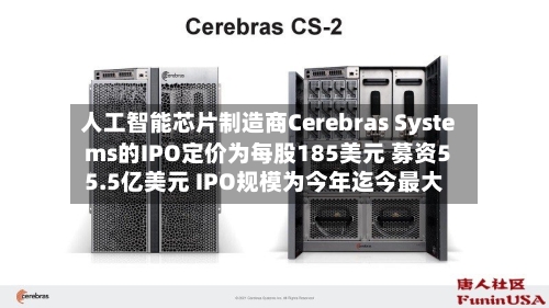 人工智能芯片制造商Cerebras Systems的IPO定价为每股185美元 募资55.5亿美元 IPO规模为今年迄今最大