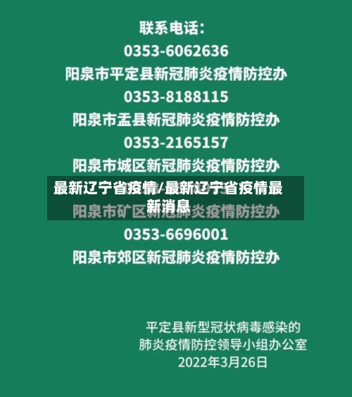 最新辽宁省疫情/最新辽宁省疫情最新消息
