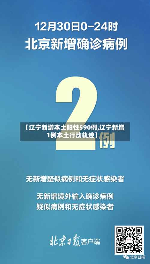 【辽宁新增本土阳性590例,辽宁新增1例本土行动轨迹】